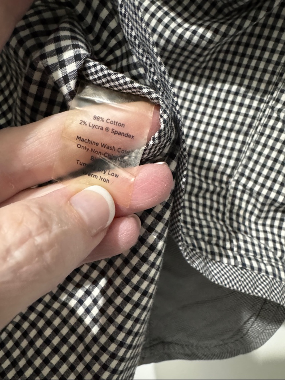 Talbots Black and White Gingham Print Blazer 18w - Picture 7 of 7